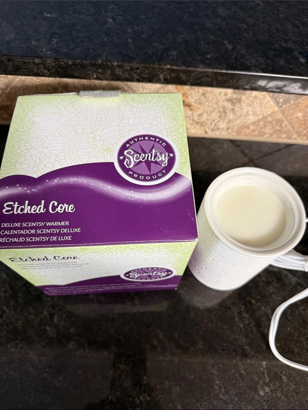 Scentsy Etched Core Warmer